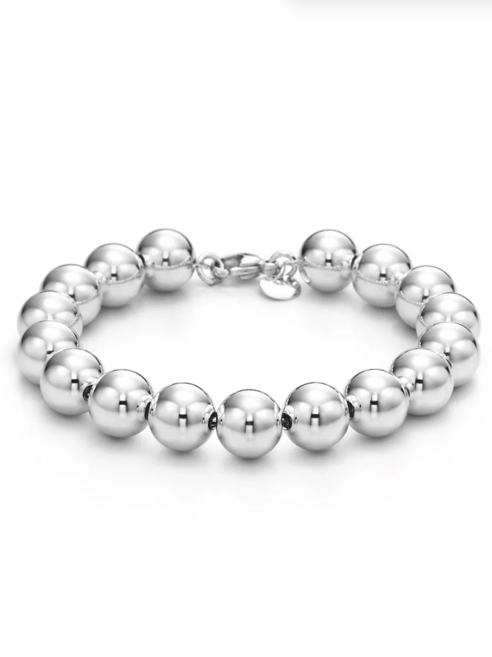 Tiffany HardWear 10mm Silver Ball Bracelet